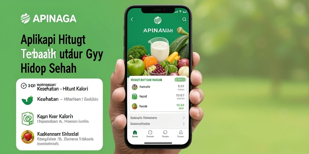 Tampilan antarmuka aplikasi Hitung Kalori yang user-friendly dan informatif.