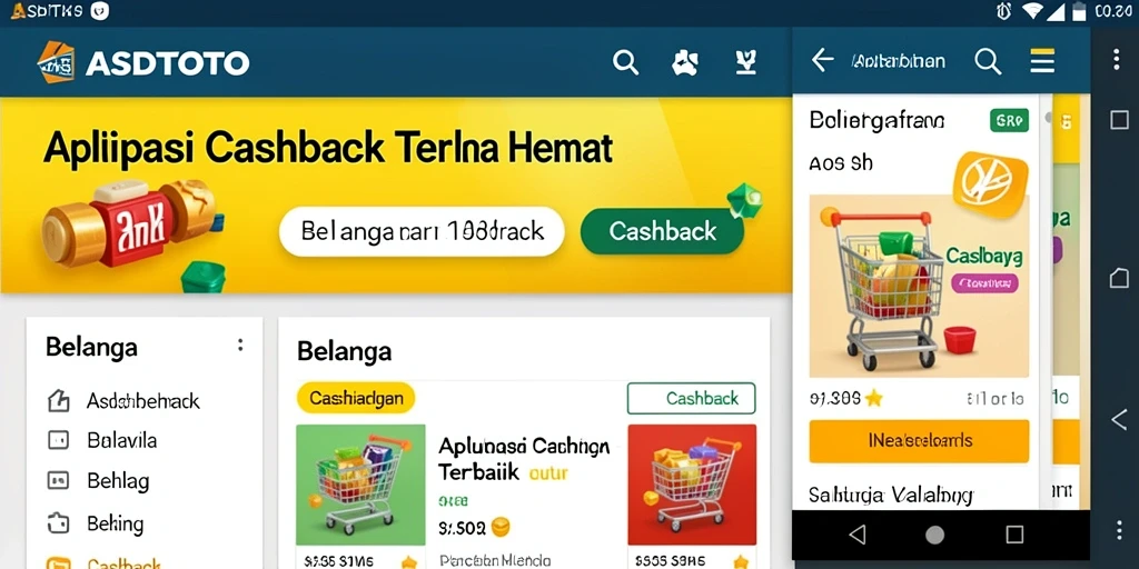Screenshot aplikasi ASDTOTO menampilkan antarmuka pengguna yang mudah dipahami dan fungsi cashback yang menarik.