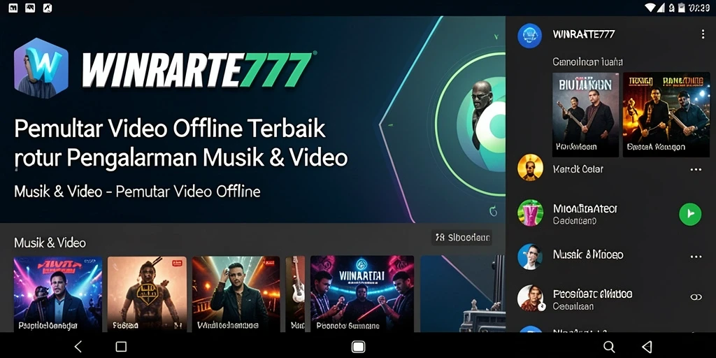 Antarmuka aplikasi WINRATE777 yang menarik dan ramah pengguna.